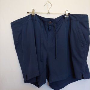 Magellan Outdoors Navy  Shorts3X Hiking Walking Camping Stretch Lightweight